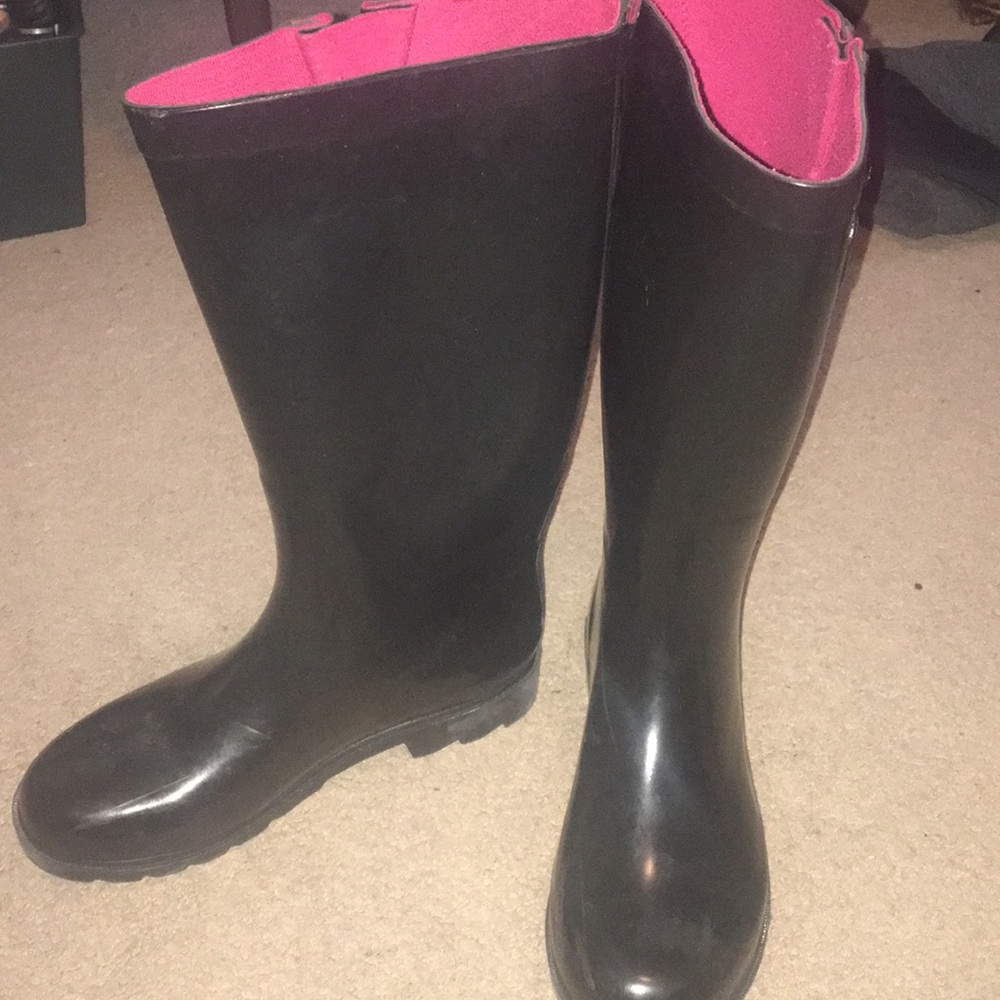 Capelli black rainboots